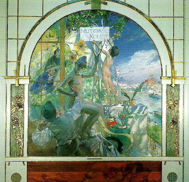 Carl Larsson furstenbergska triptykenr-enassans-